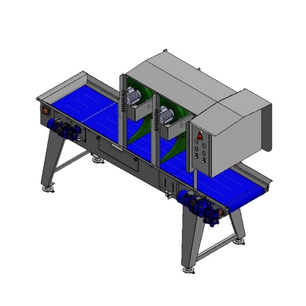 Tunnel de séchage à lames d'air sur mesure pour produit feuillu et citrouille